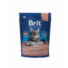 Brit Cat Sterilised Salmon для стерилизованных с лососем, курицей и куриной печенью