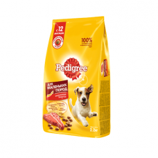 Pedigree для взрослых собак маленьких пород с говядиной