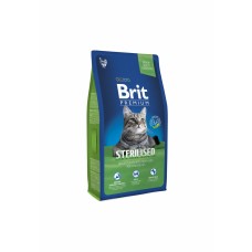 Brit Premium Cat Sterilised Chicken для стерилизованных с курицей в соусе из куриной печени