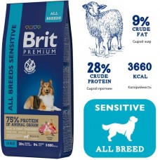 Brit Premium Dog Sensitive (Ягненок, индейка) для собак