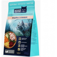 Ночной Охотник Индейка с клюквой для стерилизованных кошек и кастрированных котов