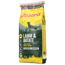 Josera Lamb & Batate гипоаллергенный, беззерновой рацион для взрослых собак с чувствительным пищеварением, с ягненком, бататам