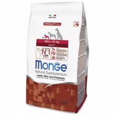 Monge Dog Speciality Adult Mini (Ягненок, рис, картофель)